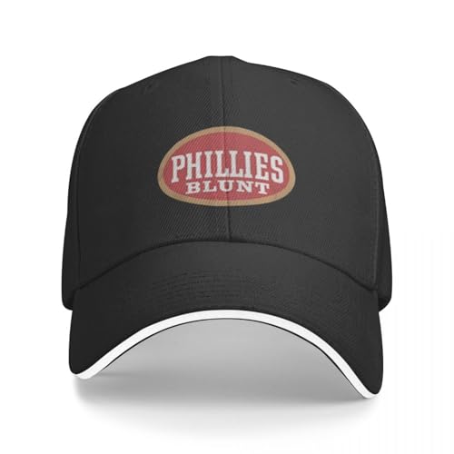 HEBUOUI Herren Baseballmütze Unisex Reine Baumwolle Sommer Phillies Blunt Philly Special Logo EIN Baseballkappe Hut Outdoor Geburtstagsgeschenk von HEBUOUI