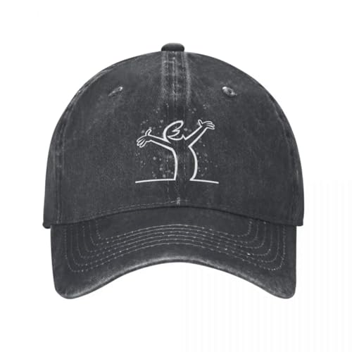 Herren Basecap aus reiner Baumwolle und atmungsaktiv Y2K Casual La Linea Falling Leaves Baseball Distressed Washed Kopfbedeckung The Line Osvaldo Cavandoli Tv Outdoor Sommer Hüte Cap Outdoor Geschenk von HEBUOUI