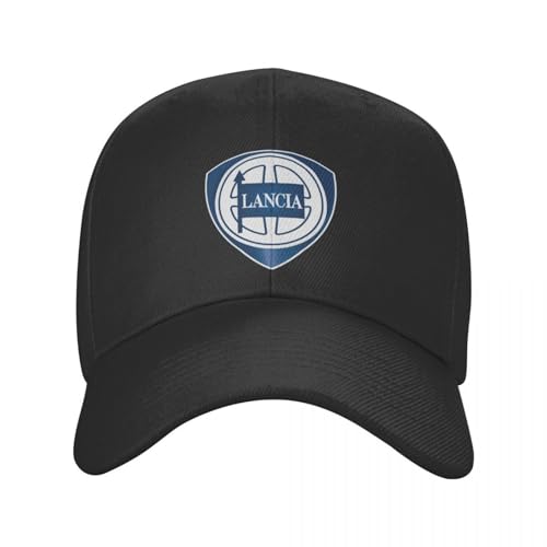 Lancia 2024 Mode Baseball Männer Polyester Hüte Verstellbarer Hut Universal Casual Cap Truck Fahrer Hut Bester Freund Geschenke Halloween von HEBUOUI