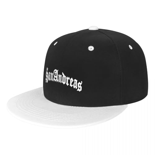 Neutrale Baseballmütze atmungsaktiv lässig Sherm Head GTA San Andreas Logo Baseballmützen Unisex Snapback Hüte Hip Hop verstellbare Kappe Reise Outdoor Geschenk von HEBUOUI