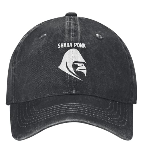 Unisex-Baseballkappe Shaka Ponk Baseballkappe Klassischer Druck Männer Erwachsene Sonnenschutz Trucker Hut Sommer Street Style Jagd Camping Snapback Cap Outdoor Geschenk von HEBUOUI