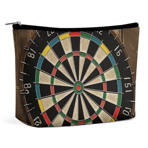 HEBVNJF Reise-Make-up-Tasche, tragbare Kosmetiktasche, Dartscheibe, Make-up-Aufbewahrungstasche für Damen/Mädchen, Dartscheibe, Einheitsgröße von HEBVNJF