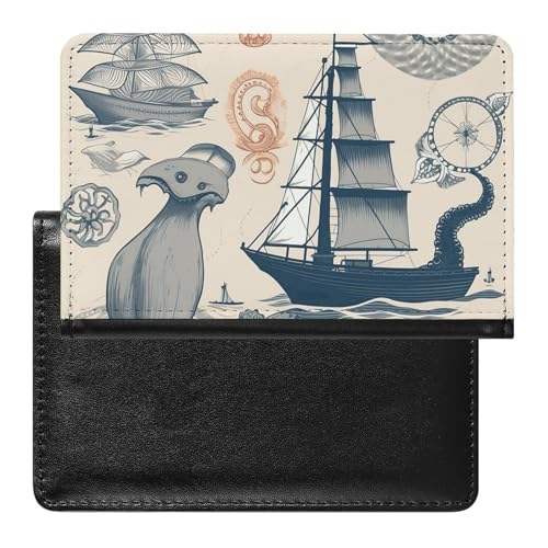 Reisepasshülle Reisezubehör Leuchtturm Segelboot Oktopus Wasserdicht Reisepass Reisebrieftasche mit Kartenfächern für Damen Herren, Leuchtturm Segelboot Octopus, Einheitsgröße Reisepasshülle Reisezubehör Leuchtturm Segelboot Oktopus Wasserdicht Reisepass Reisebrieftasche mit Kartenfächern für Damen Herren, Leuchtturm Segelboot Octopus, Einheitsgröße von HEBVNJF