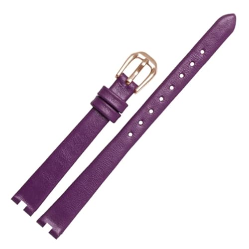 HECHENBAO Kleines, ultradünnes Armband, 10 x 3 mm, Ersatz-Lederarmband, kompatibel mit T003-Armband for Damen, geeignet for den täglichen Gebrauch(Hot Pink) von HECHENBAO