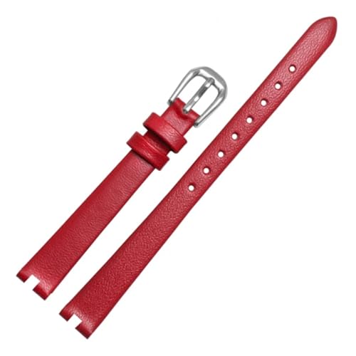 HECHENBAO Kleines, ultradünnes Armband, 10 x 3 mm, Ersatz-Lederarmband, kompatibel mit T003-Armband for Damen, geeignet for den täglichen Gebrauch(Pink) von HECHENBAO