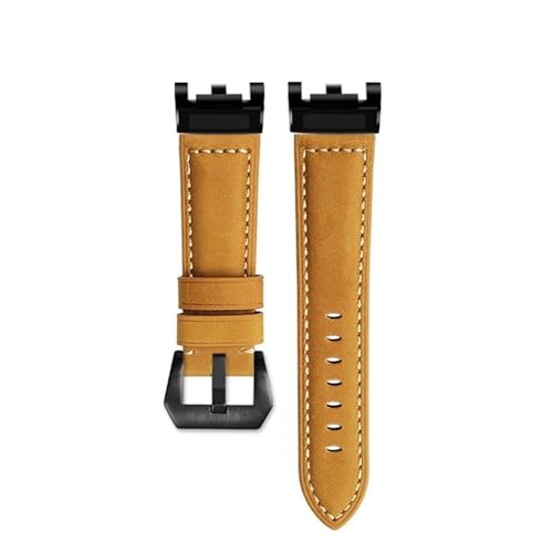 HECHENBAO Kompatibel mit GWG-2000 GWG-2040 Lederarmband, Vintage-Rindsledergürtel, geeignet for den täglichen Gebrauch(P02 khaki) von HECHENBAO