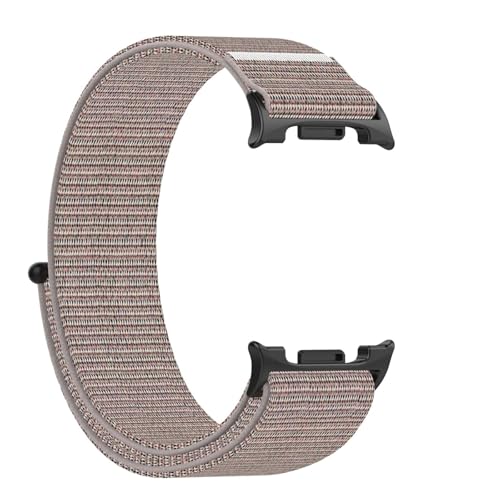 HECHENBAO Kompatibel mit Watch8 40 mm/8 Klassisches Nylonarmband, verstellbares Armband, geeignet for den täglichen Gebrauch(Pinkish sand) von HECHENBAO