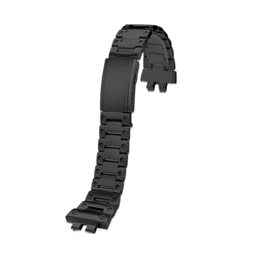 HECHENBAO Uhrenarmbandgehäuse + Metall-Mod-Kit for GMW-B5000-Uhrenkette aus Stahlband for Herren, geeignet for den täglichen Gebrauch(Black Strap) von HECHENBAO