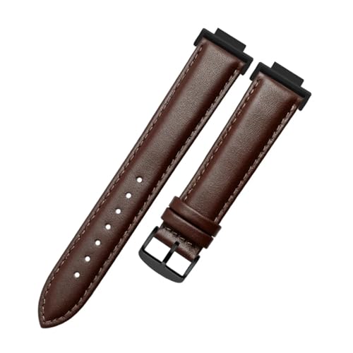 Kompatibel mit DW5600 GW-M5610 GA-2100 Lederarmband 16mm schwarz geeignet für den täglichen Gebrauch(Style B brown-black) von HECHENBAO