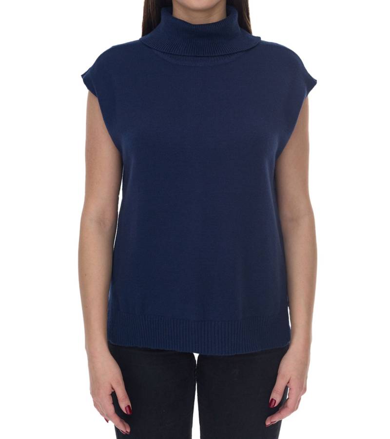 HECHTER PARIS Damen Pullunder mit Viskose Rollkragen-Pulli 31083465 Dunkelblau von HECHTER PARIS