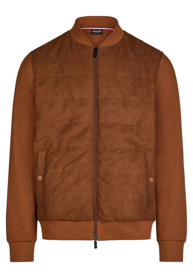 HECHTER PARIS Funktionsjacke (1-St) Wildleder-Front, Modal-Mischung von HECHTER PARIS