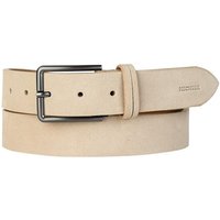 HECHTER PARIS Herren Gürtel beige Veloursleder von HECHTER PARIS