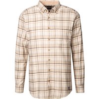 HECHTER PARIS Herren Hemd beige kariert von HECHTER PARIS