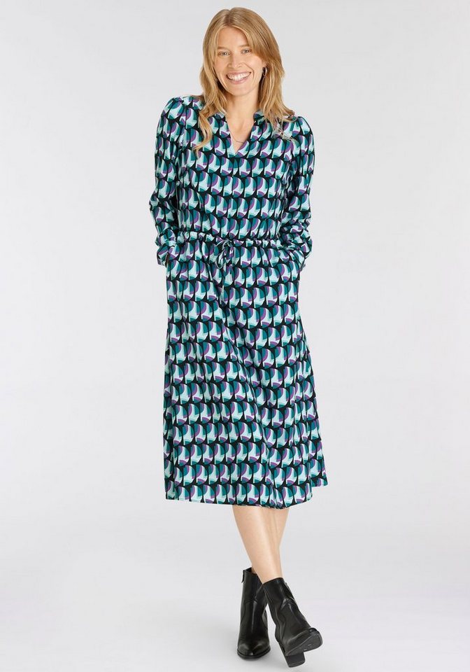 HECHTER PARIS Hemdblusenkleid mit elegantem Allover-Print von HECHTER PARIS