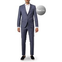 HECHTER PARIS Herren Anzug blau Schurwoll-Stretch von HECHTER PARIS