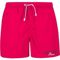 HECHTER PARIS Herren Badeshorts rot Mikrofaser unifarben von HECHTER PARIS