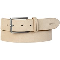 HECHTER PARIS Herren Gürtel beige Veloursleder von HECHTER PARIS