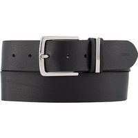 HECHTER PARIS Herren Gürtel schwarz Glattleder von HECHTER PARIS