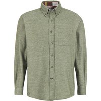 HECHTER PARIS Herren Hemd grün Flanell von HECHTER PARIS