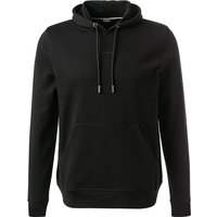 HECHTER PARIS Herren Hoodie schwarz Baumwolle unifarben von HECHTER PARIS