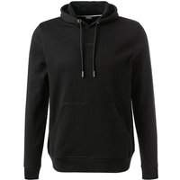 HECHTER PARIS Herren Hoodie schwarz Baumwolle unifarben von HECHTER PARIS