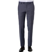 HECHTER PARIS Herren Hose blau Schurwoll-Stretch von HECHTER PARIS