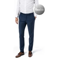 HECHTER PARIS Herren Hose blau Schurwoll-Stretch von HECHTER PARIS