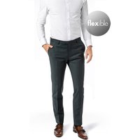 HECHTER PARIS Herren Hose grün Schurwoll-Stretch von HECHTER PARIS