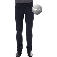 HECHTER PARIS Herren Hose blau Mikrofaser von HECHTER PARIS