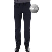 HECHTER PARIS Herren Hose blau Mikrofaser von HECHTER PARIS