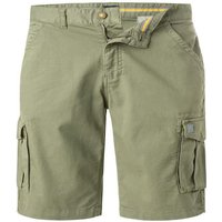 HECHTER PARIS Herren Cargoshorts grün Baumwolle von HECHTER PARIS