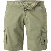 HECHTER PARIS Herren Cargoshorts grün Baumwolle von HECHTER PARIS