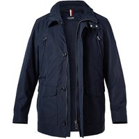 HECHTER PARIS Herren Jacke blau Baumwolle unifarben von HECHTER PARIS