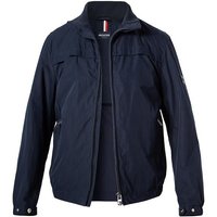 HECHTER PARIS Herren Jacke blau Baumwolle unifarben von HECHTER PARIS