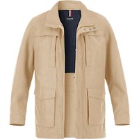 HECHTER PARIS Herren Jacke beige Mikrofaser unifarben von HECHTER PARIS