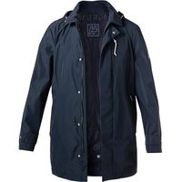 HECHTER PARIS Herren Jacke blau Mikrofaser unifarben von HECHTER PARIS