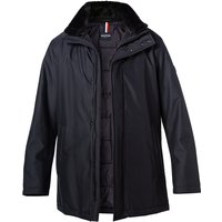 HECHTER PARIS Herren Jacke blau unifarben von HECHTER PARIS