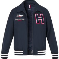HECHTER PARIS Herren Blouson blau Baumwolle unifarben von HECHTER PARIS