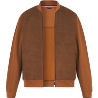 HECHTER PARIS Herren Jacke braun unifarben von HECHTER PARIS