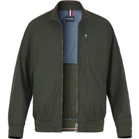 HECHTER PARIS Herren Blouson grün Baumwolle unifarben von HECHTER PARIS