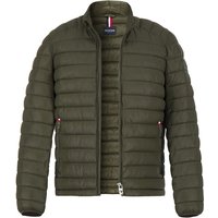 HECHTER PARIS Herren Steppjacke grün Mikrofaser unifarben von HECHTER PARIS