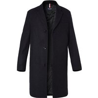 HECHTER PARIS Herren Mantel grau Wolle unifarben von HECHTER PARIS