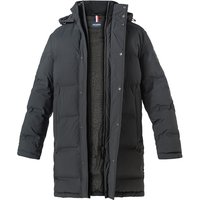 HECHTER PARIS Herren Daunenparka schwarz Mikrofaser unifarben von HECHTER PARIS