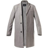 HECHTER PARIS Herren Mantel grau unifarben von HECHTER PARIS