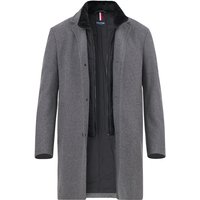 HECHTER PARIS Herren Mantel grau Wolle von HECHTER PARIS