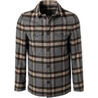 HECHTER PARIS Herren Overshirt grau kariert von HECHTER PARIS
