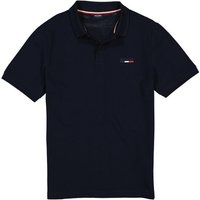 HECHTER PARIS Herren Polo-Shirt blau Baumwoll-Piqué von HECHTER PARIS