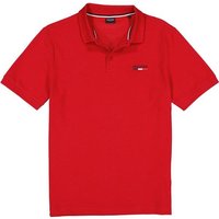 HECHTER PARIS Herren Polo-Shirt rot Baumwoll-Piqué von HECHTER PARIS