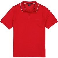 HECHTER PARIS Herren Polo-Shirt rot Baumwoll-Piqué von HECHTER PARIS