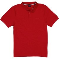 HECHTER PARIS Herren Polo-Shirt rot Baumwoll-Piqué von HECHTER PARIS